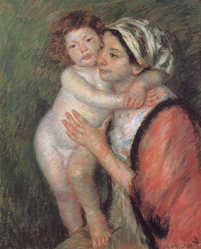 Mother and son, Mary Cassatt